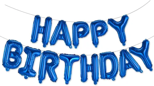 Vista 11 de WESTGO - Letrero de globos de cumpleaños de 16 pulgadas con letras de papel de aluminio color beige