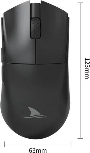 Vista 8 de Darmoshark M3s Mini 2KHz - Mouse inalámbrico para juegos, conectividad trimodo (2.4 GHz, Bluetooth, con cable), sensor de 26 KDPI, ligero 1.90 oz, 5