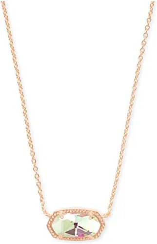 Vista 6 de Kendra Scott - Collar Elisa con dije para mujer, joyería de moda, chapado en oro de 14 quilates