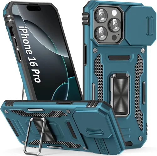 Vista 69 de Funda para iPhone 15 Pro, color verde alpino