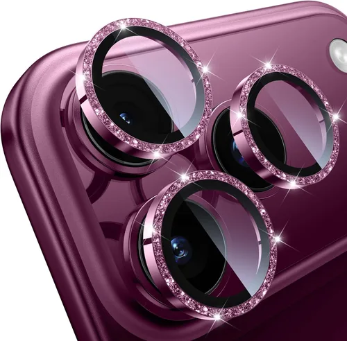 Vista 25 de WSKEN Protector de lente de cámara para iPhone 16 Pro/iPhone 16 Pro Max - [Modelo de disparo original] Protector de pantalla de cámara de vidrio