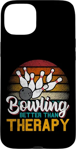 Vista 9 de iPhone 16 Bowling - Better Than Therapy Bowler Case