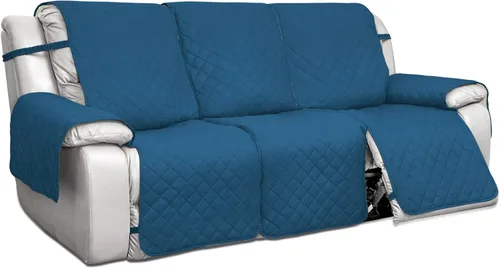 Vista 16 de PureFit Fundas de Sofá Reversibles Resistentes al Agua para Sofá Reclinable de 3 Asientos - Funda Antideslizante para Sofá Reclinable Dividido de 3