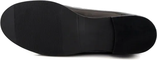 Vista 4 de Mocasines Penny de piel auténtica cómodos sin cordones para mujer