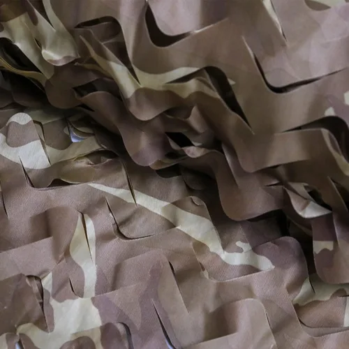 Vista 2 de GRVCN - Red de camuflaje en rollo a granel, malla de sombrilla para caza, tiro a ciegas, temática militar, decoraciones de fiesta Desert Camo