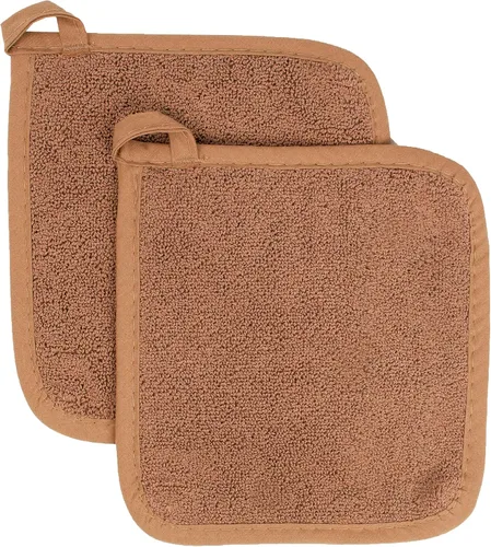 Vista 11 de RITZ Guante de olla y protector térmico de rizo: Resistente al calor sin igual, duradero 100% algodón – Diseñado ergonómicamente para un agarre