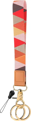 Vista 15 de Llavero de pulsera para mujeres y hombres, soporte para llavero, cordón de muñeca para llaves Animal