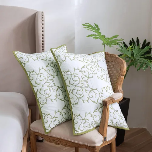 Vista 41 de Mixinni - Juego de colcha reversible de 2 piezas, tamaño individual, color beige, con patrón bordado elegante, juego de edredón y funda de almohada
