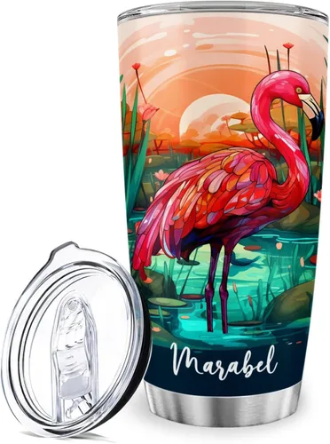 Vista 15 de Vaso de ballena azul con tapa, taza de viaje de acero inoxidable de 20 onzas, vasos personalizados de ballena, regalos temáticos del océano azul