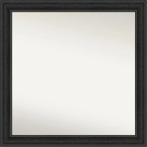 Vista 260 de Amanti Art Espejo personalizado, gran espejo de baño estrecho, espejo de pared o espejo de tocador de baño sobre el fregadero (24 x 24 pulgadas)