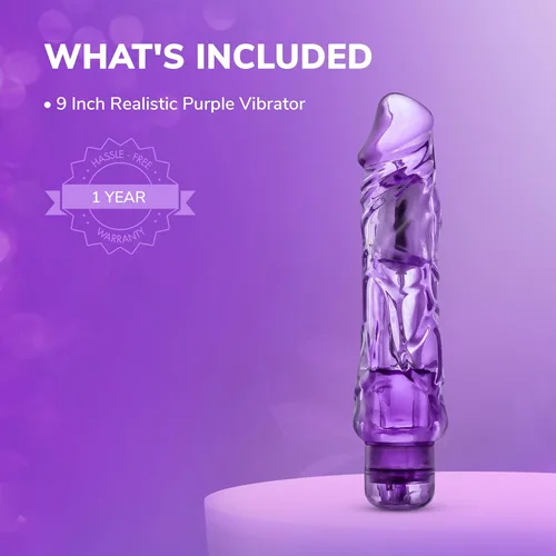 Vista 8 de Eden - Juguetes sexuales para adultos, consolador vibrador XL grueso de 9 pulgadas, vibrador de pene silencioso de múltiples velocidades, vibrador