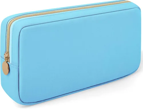 Vista 13 de XSUIOY Bolsa de maquillaje de viaje para bolso, bonita bolsa de maquillaje preparada para cosméticos, bolsa organizadora para mujeres, bolsa