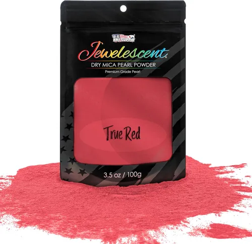 Vista 14 de U.S. Art Supply Polvo de pigmento perla de mica, Aqua 3.5 oz (100g)