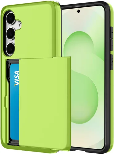 Vista 12 de Funda tipo cartera para Samsung Galaxy S22 con ranura para 2 tarjetas de crédito Funda a prueba de golpes Hybrid Heavy Duty Protection Armor Funda