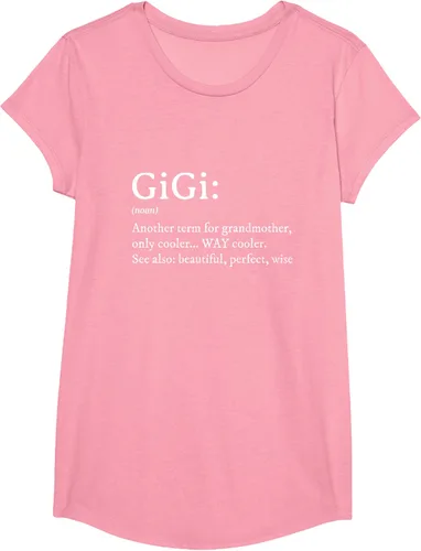 Vista 83 de Gigi Definition - Camiseta de regalo para abuela, cumpleaños y abuela, Negro