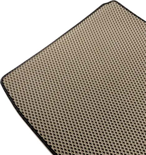 Vista 4 de Alfombrilla de maletero de carga personalizada para Mazda CX-3 2015-2023 - Bandeja de forro de maletero fácil de limpiar (beige)