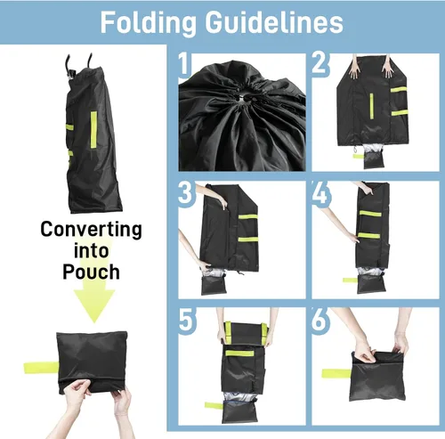 Vista 7 de Bolsa de cochecito de paraguas para avión, bolsa de control de puerta para cochecitos de paraguas individuales con correas de transporte ajustables