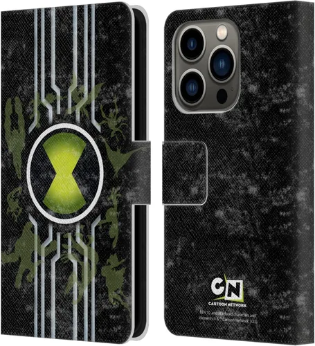 Vista 7 de Head Case Designs Funda con licencia oficial de Ben 10: Alien Force Ben's Jacket Graphics de piel tipo cartera compatible con Apple iPhone 14 Pro
