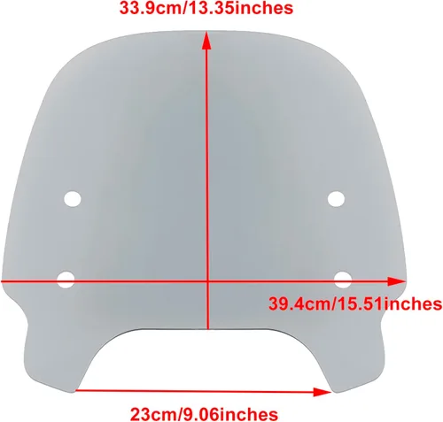 Vista 8 de Parabrisas de motocicleta ABS para Harley Sportster S RH1250 2021-2022
