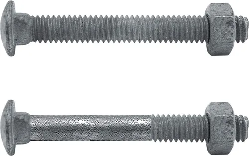 Vista 7 de Pernos de carro 1/4-20 x 3/4 ": Pernos de carro galvanizados a granel para valla (25 piezas)