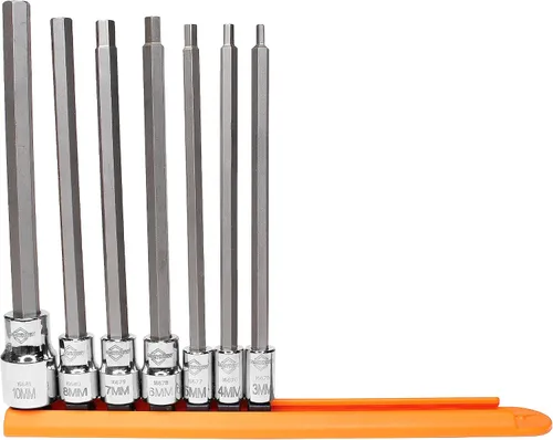 Vista 17 de Mayhew Tools 16032 Torx Juego de brocas de inserción, cromado, 10 piezas de longitud media
