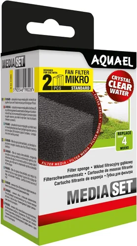 Vista 4 de Aquael Conjunto de medios de filtro de ventilador (1)