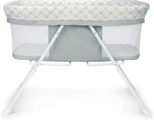 Vista 5 de Ingenuity Snooze & Stow - Moisés plegable portátil mecedor, Sheppy, a partir de 0 meses
