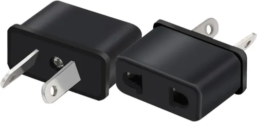 Vista 2 de 1Psc Australia Adaptador de enchufe de viaje estándar de 2 orificios Conversión Aplicable Enchufe de EE. UU. a Enchufe AU Enchufe América a enchufe