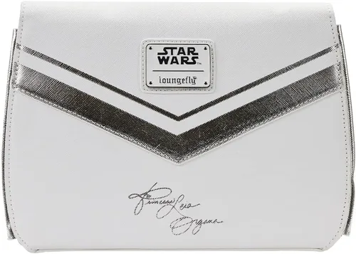 Vista 2 de Loungefly Star Wars Sac à dos Princess Leia Correa de cadena blanca Cosplay
