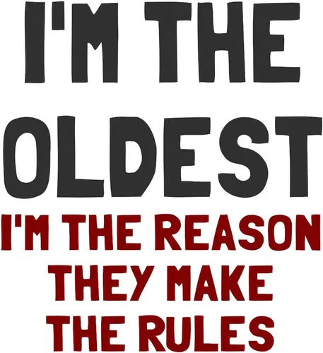 Vista 2 de CafePress Taza de café de cerámica con texto en inglés "I'm The Oldest Make Rules" (11 oz)