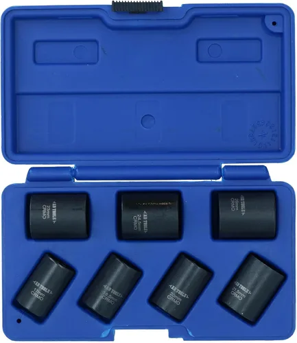 Vista 3 de 7pc 1/2" drive twist socket set/wheel lock nut remover/removal U.S.PRO AT136
