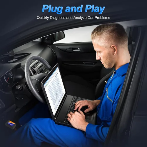Vista 11 de Escáner Bluetooth OBD2 para iPhone, iOS, Android, Windows, lector de código de coche, herramienta de escaneo de diagnóstico automático mejorado
