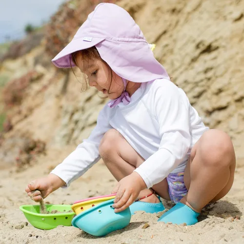 Vista 2 de i play. Baby Girls' Flap Sun Protection Swim Hat