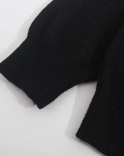 Vista 6 de Niepce Inc Streetwear Panda - Suéter de punto de gran tamaño para hombre