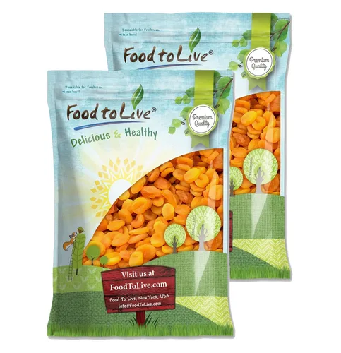 Vista 12 de Food to Live - Albaricoques secos, 4 libras kosher, vegano, a granel, producto de Turquía