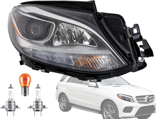 Vista 18 de APA - Conjunto de faros delanteros de repuesto para 2003 2004 2005 03 04 05 Cavalier par de pasajeros derecho y lado izquierdo del conductor Par