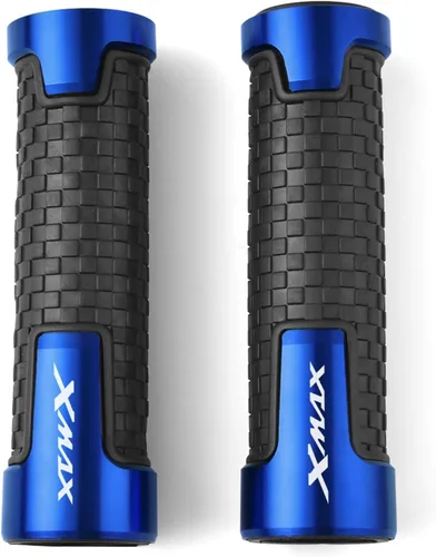 Vista 10 de Universal for Y&AMAHA Xmax 125 250 300 400 Motorcycle Handlebar Grips Racing Handle Grips Aluminium Comfortable Soft Rubber Hand Bar Grip