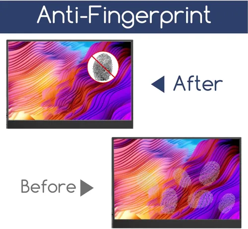 Vista 3 de Paquete de 2 protectores de pantalla de 15.6 pulgadas compatibles con ASUS ZenScreen/MNN/KYY/ARZOPA/ForHelp/InnoView/Lepow/Newsoul/QQH, etc. Otros
