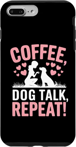 Vista 12 de Coffee Dog Talk Repeat Dog Mom Puppy Love Case for iPhone 17
