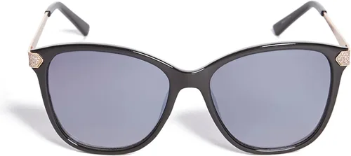 Vista 2 de GUESS Factory Womens Glitter Oversize Square Retro Sunglasses