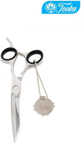 Vista 4 de 6.5 "Tijeras profesionales de peluquería de corte de pelo Tijeras de peluquería Tijeras de peluquería para peluquería de filo 440 C Tijeras