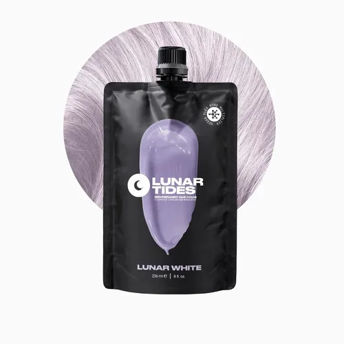 Vista 30 de Lunar Tides - Color de cabello semipermanente (43 colores) (Violeta oscuro, 4 onzas líquidas)