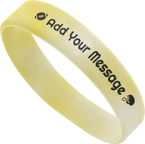 Vista 39 de 10-2000 piezas de pulseras de goma personalizadas con texto - Pulseras de silicona personalizadas a granel para conciencia, eventos, apoyo, regalos