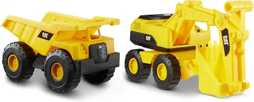 Vista 10 de CAT Juguetes de construcción, Juguete de construcción Bulldozer de 15", Edades 2+, Plástico resistente, No requiere baterías, Serie Tough Rigs