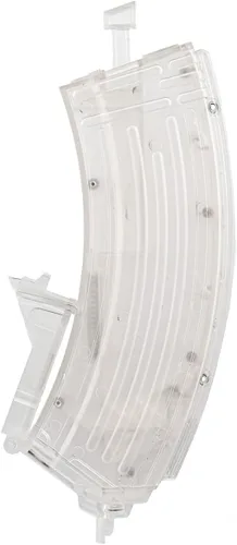 Vista 5 de GoldenBall 500 Ronda AK Cargador Airsoft Speedloader (Color: Transparente)