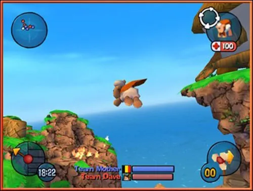 Vista 10 de Worms 3D - GameCube