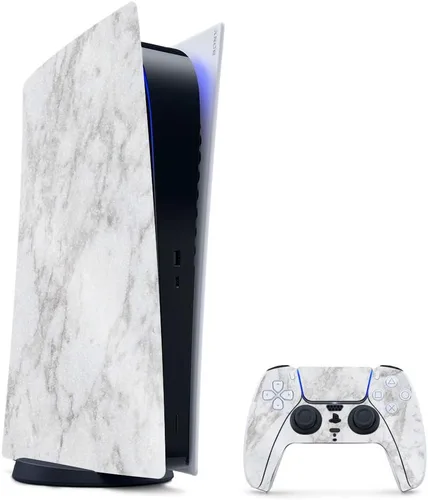 Vista 12 de MightySkins - Skin para juegos con purpurina brillante para PS5 y PlayStation 5, ágata amatista, acabado duradero con purpurina de alto brillo