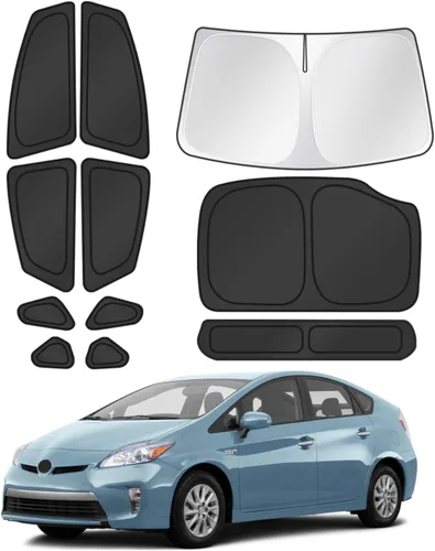 Vista 102 de Canvcle Parasol para parabrisas para Tesla modelo Y/3 2017-2025 2026 (compatible con modelos 2025 Y Juniper/2024 Modelo 3 Highland), parasol grueso