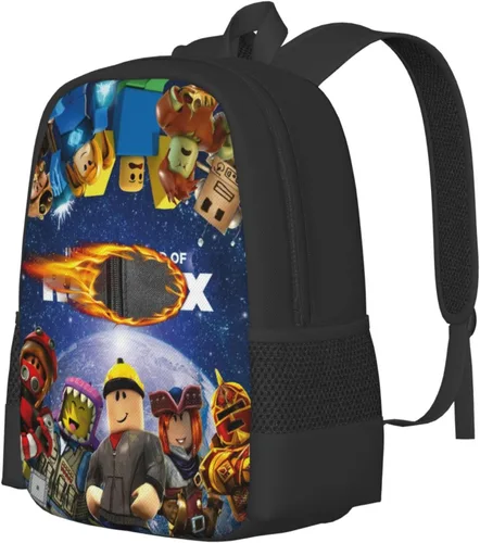Vista 2 de VICTOMERS Mochila para juegos de 16.5 pulgadas, impresa en 3D, mochila ligera de gran capacidad, mochila casual para adultos, Mochila- 1, Mochilas