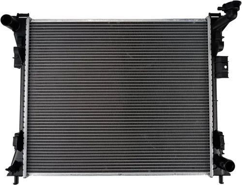 Vista 25 de KAX Radiador, CU1552 Estilo OE Radiador de núcleo de aluminio de montaje por pernos de repuesto Ram1500 1994-1998, Ram2500 1994-1997, Ram3500